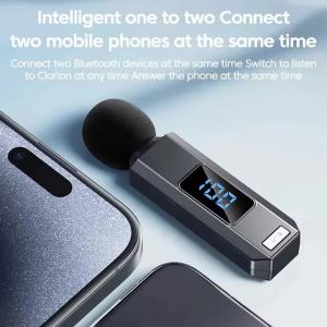 KEBIDU | Micro Không Dây KEBIDUMEI Với Tai Nghe Bluetooth Khử Tiếng Ồn Cuộc Gọi HD Màn Hình Hiển Thị Nguồn LED Mic Tụ Điện Đa Hướng Dành Cho Phát Trực Tiếp Trò Chơi