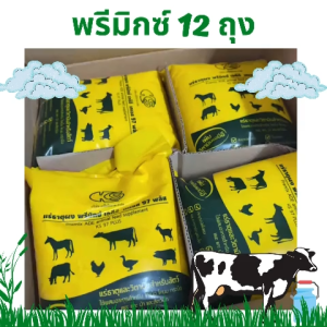 ยกลัง12ถุง แร่ธาตุผง พรีมิกซ์ เอดีอี เคเอส 97 พลัส ใช้ผสมอาหาร สําหรับ โคเนื้อ โคนม กระบือ แพะ แกะ ม้า และ สัตว์