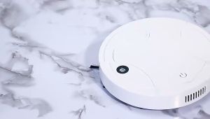 Robot Vacuum Cleaner 5 in 1 Portable Penyedot Debu Rumah Sapu Otomatis Robot Pembersih Lantai Humidifier/Sterilisasi UV/Menyapu/Mengepel