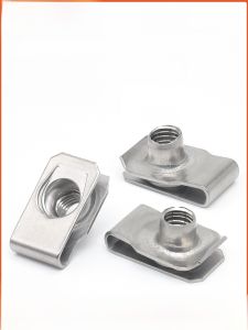 Stainless Steel Sheet Spring Nuts Clip Board Spring Extension Board Clamp 4M5M6M8 Standard Grade 48 Fastening Hardware Tools