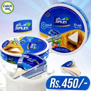 Salim Cheese Triangles 120G Saleem Cheese Creamy and Soft / Keju Segitiga Salim - Diperbuat daripada Susu dan Tenusu - Milk Dairy. Cheese dari Saudi