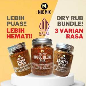 MIXMIX Dry Rub - 110gr | Bumbu Marinasi Serbaguna Non MSG Rendah Kalori