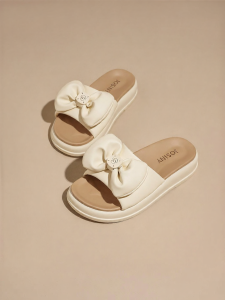Josiny | Bowingknot Soft Soled Outdoor Flip Flops