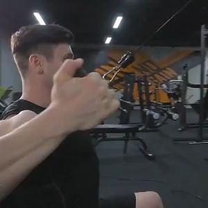 C&O บาร์ส - ดึงกล้ามเนื้อหลัง Grip Handle Machine Accessory สำหรับเคเบิลSmith Machine