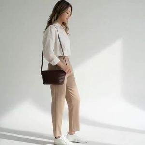Womens Designer PU Woven Shoulder Bag 2026 Luxury Soft Tote Handbag Korean Style Daily Commute Crossbody bags