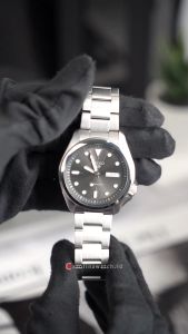 Jam Tangan Pria Seiko 5 Sports SRPE51K1 SKX series Black Dial Silver Stainless Steel Band