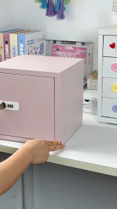 Anti-theft Password Cabinet Small Password Box with Digital Security Lock Metal Storage Cabinet