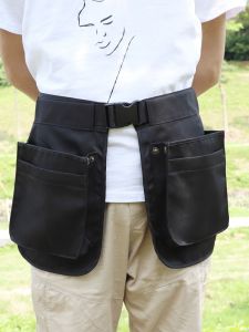 Outdoor Sports Fanny Pack Multifunctional Hiking Mountain Climbing Bag Splicing Pure Color Multiple Pockets Waist Seal