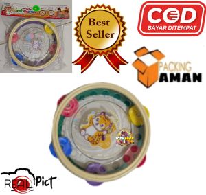 COD PROMO BU01 MAINAN ANAK RATTLE BAYI / TAMBOURINE KARAKTER / MAINAN BAYI MUSIK MUSIC KERINCINGAN