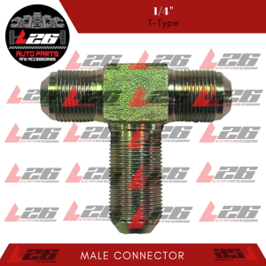 UNIVERSAL 1/4" MALE CONNECTOR T-Type Connector