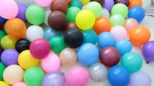 ลูกโป่ง 5 นิ้ว (ชุดละ 10 ใบ) (ลูกโป่งขนาดเล็ก) ลูกโป่ง ลูกโป่งวันเกิด ลูกโป่งตกแต่ง Balloon HBD อุปกรณ์ปาร์ตี้ ลูกโป่งยาง