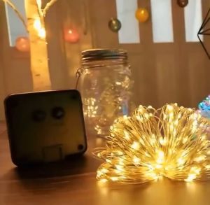 (Mua 1 tặng 1) Đèn Dây Năng Lượng Mặt Trời Cho Sân Vườn Chiếu Sáng Ngoài Trời Chống Nước Dây Đèn Led 7M 12M 22M 32M