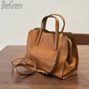 BeeGreen Women Genuine Leather Handbag: An Elegant Commuter Shoulder Bag