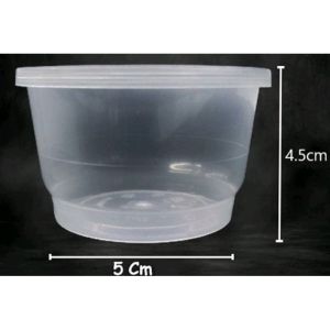 Cup Puding Thinwall 100ml &150ml+ Tutup/Gelas Pudding Agar Jelly Slop 25 pcs