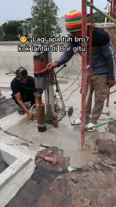 Coring Drill 5" Inch RYU RCD5 Mesin Bor Beton Diamond Lantai Cor 130mm