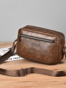 Túi Đeo Chéo Nam Công Sở Dung Tích Lớn Túi Đeo Vai Đơn Thời Trang Mới Phong Cách Cổ Điển Đi Làm Cho Nam Túi Đeo Chéo Xây Dựng