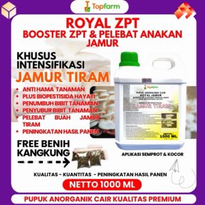 Pupuk Topfarm & ZPT Untuk Jamur Tiram: Manfaat & Cara Penggunaan