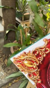 Bộ 3 tấm tranh treo tường mẫu phúc lộc thọ dáng vuông 06 chất liệu gỗ in tráng gương