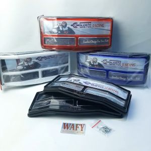 Paket Isi 2 Cover Plat Nomor Motor Gamindo & Bingkai Plat Nomor Motor