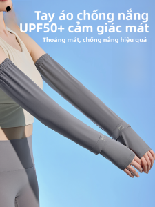 MiiOW | Mitts Ice Sleeve Nữ Mùa Hè 2025 Mới Dài Đến Cổ tay Chống tia UV Chống móc câu Thanh thiếu niên Đàn ông và phụ nữ Chống nắng