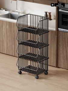 evesigar | Multi-functional Vegetable Storage Cart
