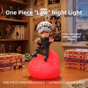 Voice Enabled One Piece Themed Night Light 3D Figurine