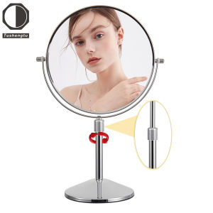 Tusheng การขยายแต่งหน้ากระจก 360 หมุน Professional Desktop กระจกเครื่องสําอาง 8 "แว่นขยายสองด้านขาตั้ง