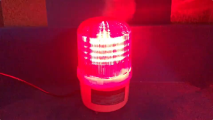 220V Red LED Warning Lights Acousto-Optic Alarm System Rotating Light Emergency LED Strobe Industrial Flashing Sound Alarm LightBEM-1101J