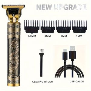 Rechargeable Hair Clipper Barber Large Blade Professional Electric Hair Trimmer Mens Hair Cutting Machine Electric Clipper