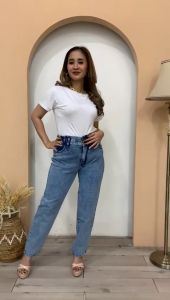Boyfriend Jeans Karet Pinggang Jumbo Highwaist Big Size 27-42