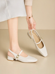 Josiny | Spring New Mary Jane Shoes Buckled Thick Heels Commuter Women Shoes