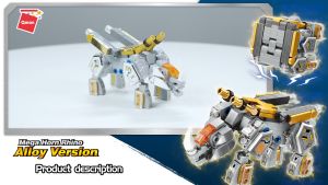 Đồ chơi lắp ráp xếp hình Qman 41224 và Qman 41219 – Robot mãnh thú biến hình Cube of Mechanical Beasts