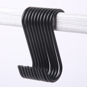 Stainless Steel Extended Hook Clothes Hanger S Hook Golden Hook for Hanging Clothes Garment Store Coat Hook S Shaped Hook