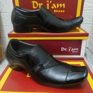 SEPATU PANTOFEL FORMAL KULIT PRIA DR. IAM 6002 PUTIH ( PRODUKSI SENDIRI )