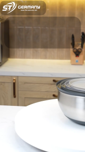 Set 4 âu inox Joseph Joseph 95025 Nest Prep&Store 100 kèm nắp chính hãng chất liệu inox cao cấp không mùi thiết kế đế chống trượt tiện lợi SNT Kitchen 390040