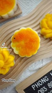 Khuôn nhựa PP Phong Khang làm rau câu hình cá chép và hoa sen