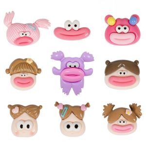 Cute Sausage Mouth Girls Crocs/Cross Accessories Hole Shoe Flower Shoe Buckle Decorative Buckle Shoe Parts And Accessories