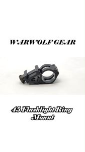 Outdoor sports toys competitive games Gear 45Deg Flashlight Ring Mount WARWOLFGEAR