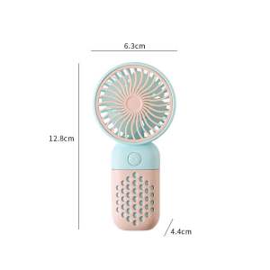 Kipas angin minu USB fan portable rechargeable warna hembusan kencang