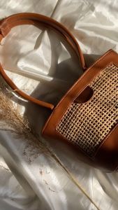 PSBN - Zoe Rattan Bag Tas Wanita Handbag Tas Rotan Kekinian Shoulder Bag