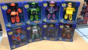 Mainan Robot Patrol Team - Robot Bisa Berubah Mobil
