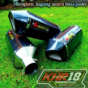 Silencer Knalpot Akrapovic layang carbon Silincer only inlet 50mm