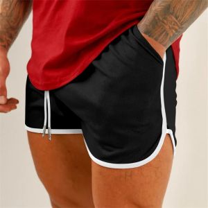 NEW Summer Beach fitness shorts men running training short pants casual athletics quick drying Breathable Mesh sports shorts