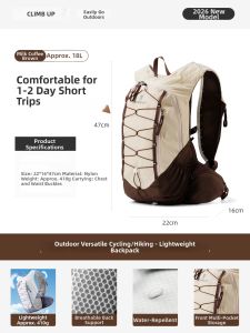 CLIMB UP | Ultralight Waterproof Outdoor Hiking Backpack