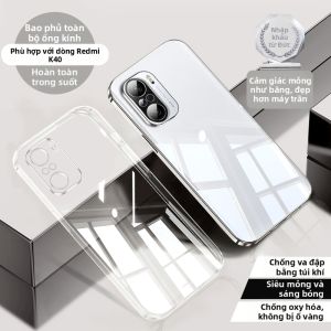 Newyu | Ốp Lưng Điện Thoại Trong Suốt Mỏng Chống Sốc Silicone