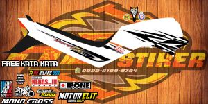 stiker striping Scorpio steko motif