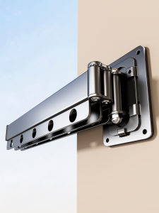 No-Drill Folding Indoor Clothes Hanger