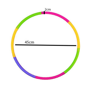 Childrens Outdoor Sports Toys Detachable Sports Circle Fitness Equipment Plastic Gymnastics Body Fitness Training Equipment