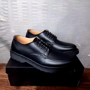 FREDDO 2.0 FULL BLACK |ManNeedMe x RAN| Sepatu Pantofel Pria Formal Derby Shoes SOL DIJAHIT