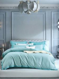 FUANNA (富安娜) | 60s Long-Staple Cotton Bed Set Simple Satin